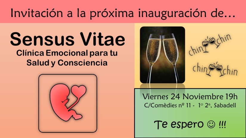 Invitación a la próxima inauguración de